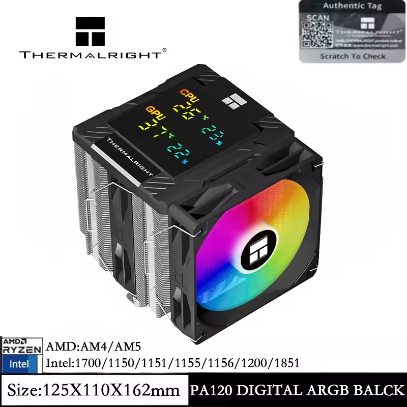 Thermalright Peerless Assassin120 ARGB DigItal White /Black CPU Cooler PA120 ARGB DigItal Cpu cooler