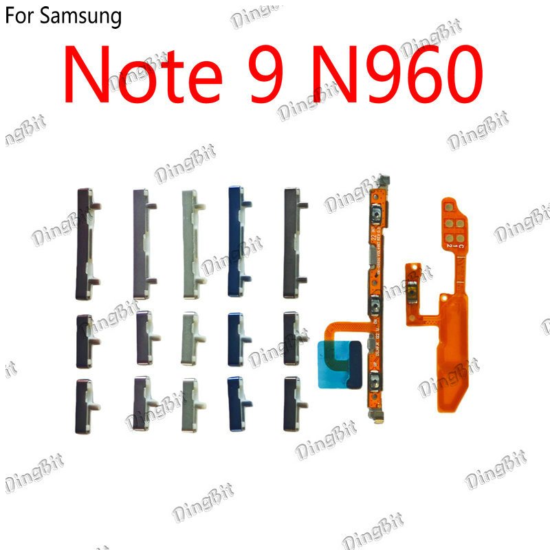 สําหรับ Samsung Galaxy Note 9 N960 ปุ่มเปิดปิดปุ่มสวิทช์ด้านข้าง Key Volume Up Down Flex Cable อะไหล่