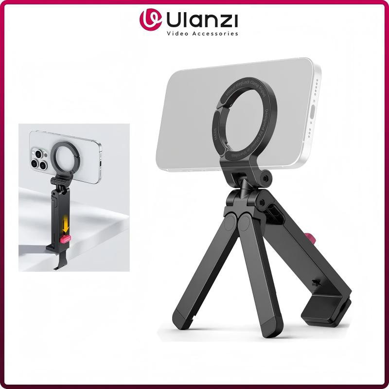 Ulanzi MA88 MagLock ที่วางโทรศัพท์ Mount 360° ปรับได้ Clamp Mount Magsafe โทรศัพท์ขาตั้งกล้องขาตั้งโ