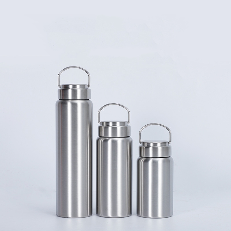 ขวดน้ําฉนวนสูญญากาศผนังคู่ Tumbler Thermos 316 สแตนเลส BPA ฟรี