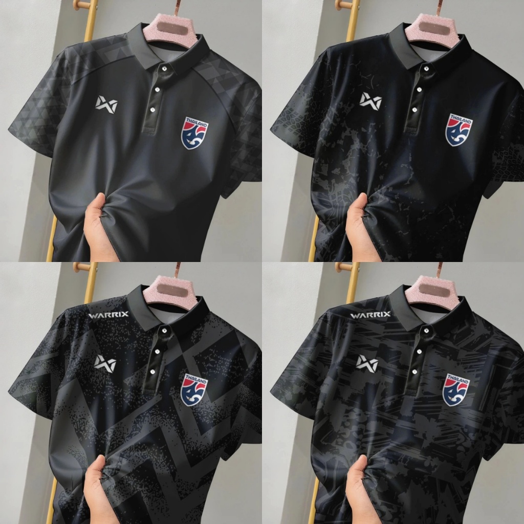 เสื้อโปโลสีดํา สําหรับกีฬาฤดูร้อน แห้งเร็ว ระบายอากาศ ธุรกิจลําลอง ของแท้ ท็อปส์ 2568
