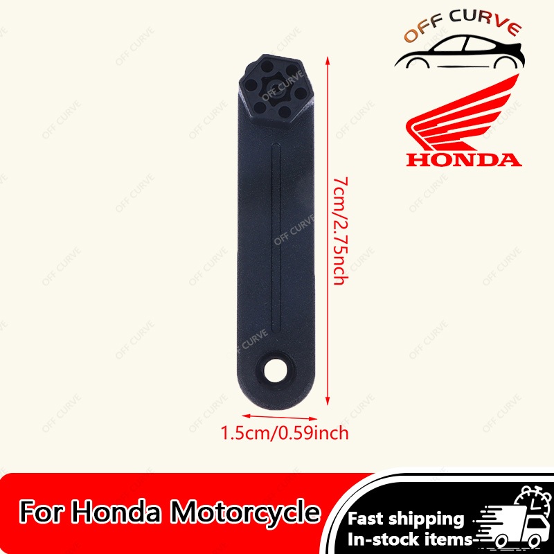 Honda กุญแจเปิดเบาะรถมอเตอร์ไซค์ กุญแจฉุกเฉิน สีดํา ช่องจัดเก็บเบาะรองนั่ง กุญแจเบาะรถ  กุญแจสำหรับเปิดเบาะ PCX 150 PCX 160 Vario 125/150 ADV Scoopy Vision - รูปที่ 3