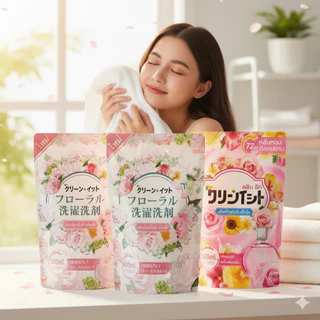 น้ํายาซักผ้า Kleenit Kleenit 8400ml (600ml x 24 แพ็ค) กลิ่นกุหลาบ ผ้าสะอาด ขจัดคราบ TL.