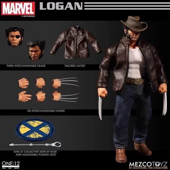 Mezco ant 1:12 Wolverine Logan Logan Youth Edition แอ็คชั่นฟิกเกอร์