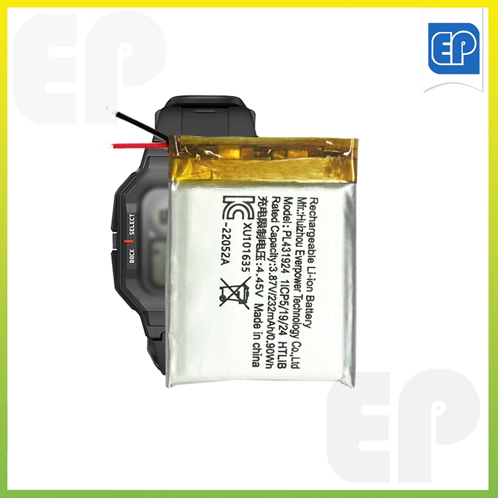 ใหม่อัพเกรดความจุสูงเปลี่ยนแบตเตอรี่ กรุณา431924 สําหรับสมาร์ทวอทช์ Huami Amazfit NEO Sport Retro HU