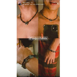 Love2Self X108 โบฮีเมียลูกปัด Lucky & ปลอดภัยสร้อยคอโซ่สําหรับผู้ชายและผู้หญิงสร้อยคออุปกรณ์เสริม