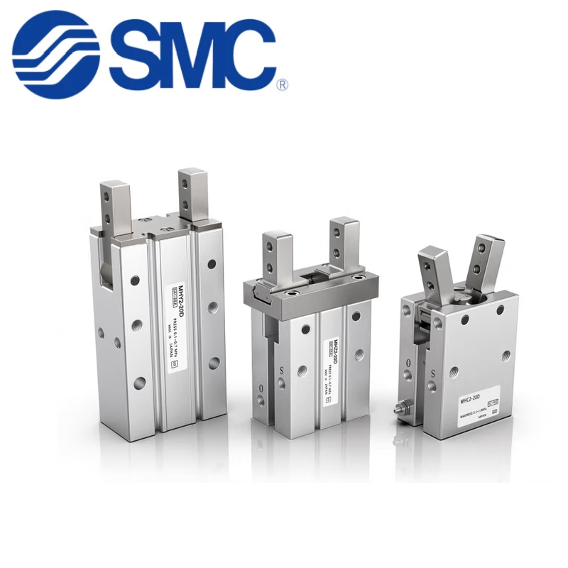 ยี่ห้อใหม่ SMC นิวเมติก Air Gripper MHY2-16D MHY2-10D MHY2-20D/25D 180° กระบอก แบบเปิดปิด