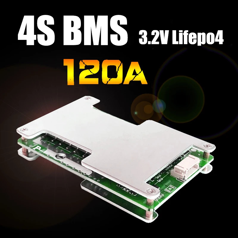 4S 3.2V/3.7V 120A LiFePO4 Li-on แบตเตอรี่ป้องกันแบตเตอรี่ Balance/เพิ่ม BMS PCB สําหรับรถยนต์รถจักรยานยนต์สว่านไฟฟ้า