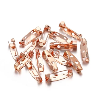 ฐานเข็มกลัด 15-40mm 50 ชิ้น อุปกรณ์เสริม DIY สำหรับ เครื่องประดับ และหัตถกรรม