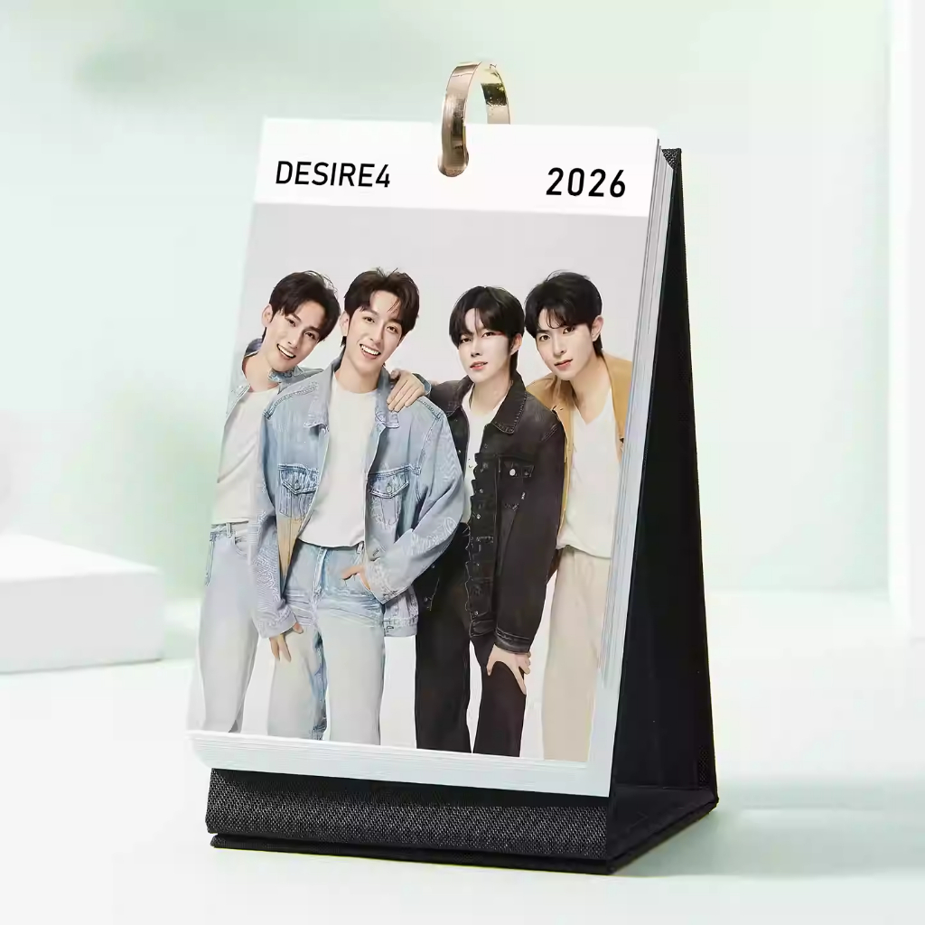 2026 DESIRE4 DESIRE4 DESIRE4 DESIRE4 Qiu Dingjie ปฏิทินปฏิทินรายสัปดาห์ภาพปฏิทินตั้งโต๊ะสินค้าที่เรี
