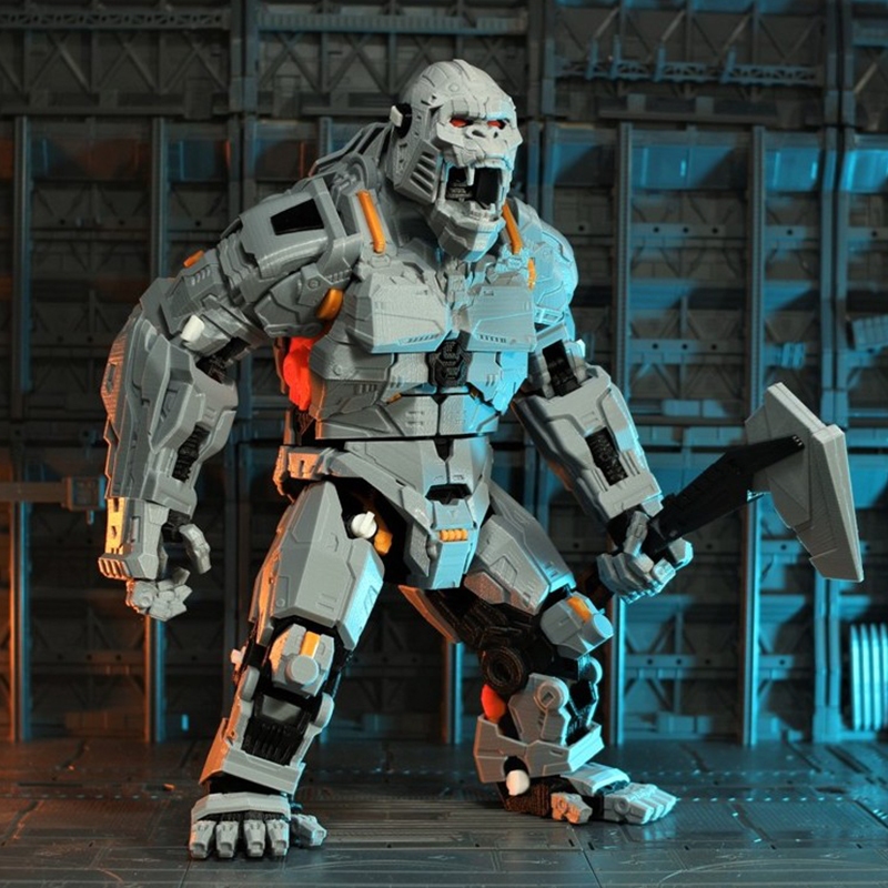 Mechanical King Kong Toymakr การพิมพ์ 3D ของเล่นเด็กประกอบ mecha รุ่นเครื่องประดับ joint movable action figure