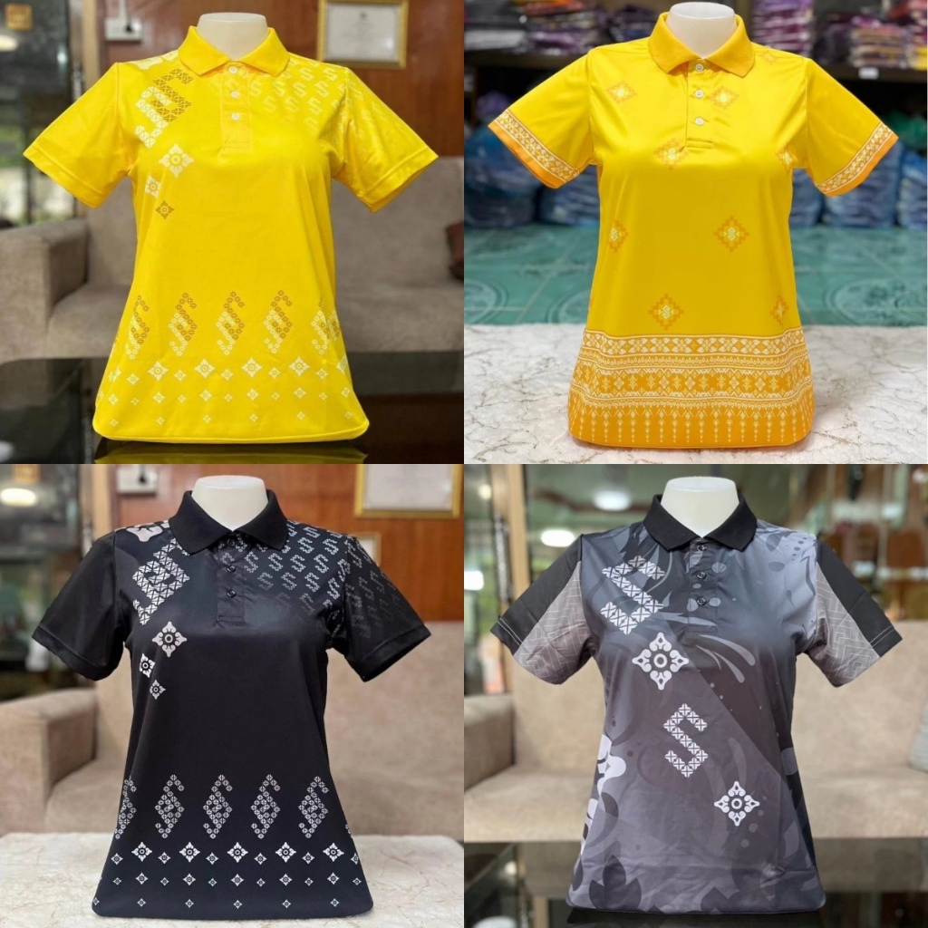 72ปีสีเหลืองเสื้อโปโลสําหรับผู้ชายและผู้หญิงประเทศไทยกีฬากลางแจ้งเสื้อโปโลฤดูร้อนธุรกิจเสื้อลําลองผู้ชายและผู้หญิงเสื้อสีเหลือง2568