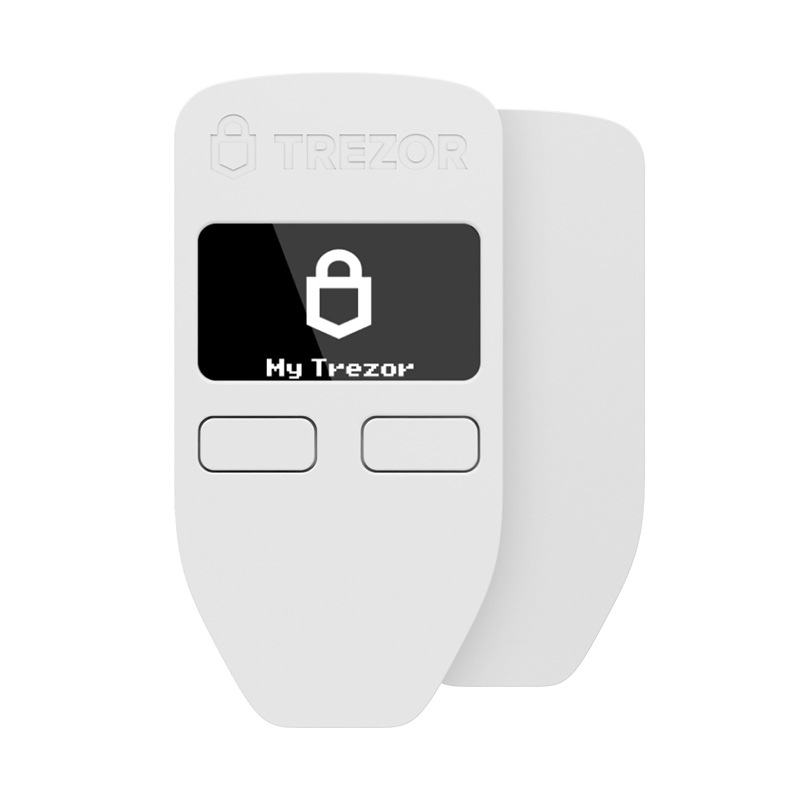 Trezor Model One Hardware wallet cold wallet cryptocurrency wallet blockchain digital virtual curren