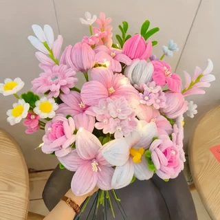 ลวดกำมะหยี่ DIY 100 ชิ้น สีสันสดใส หลากหลายแบบ ใช้สร้างสรรค์งานศิลปะได้ทุกเพศทุกวัย