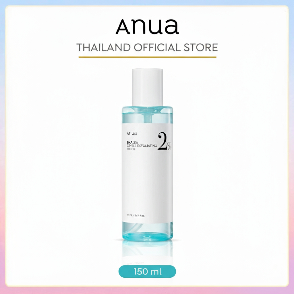 [โทนเนอร์ขัดผิว] Anua BHA 2% Gentle Exfoliating Toner 150ml |   ลดสิวอุดตัน+รูขุมขนใหญ่ |   กรดซาลิไ