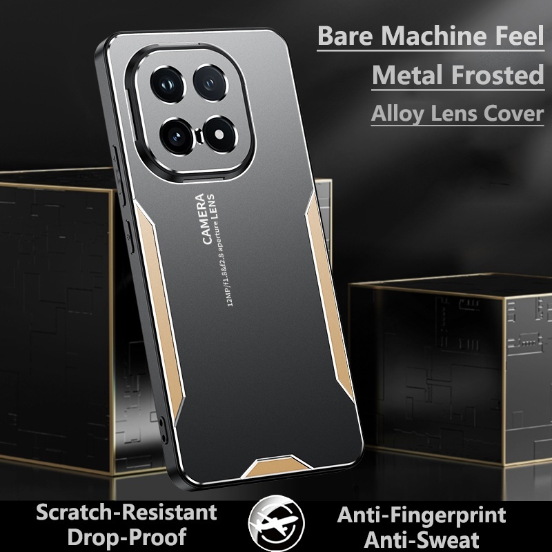 ปลอกสําหรับ vivo iQOO 15 iQOO15 iQ0015 เคสโทรศัพท์โลหะหรูหรา Frosted Full เลนส์โลหะผสมโลหะป้องกันกัน