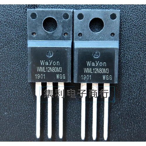 หลอดมอสมอส 5 ชิ้น WML12N80M3 WML12N100C2 WML07N90C2 WML36N60F2 WML07N65C4 WML08N07N50C2