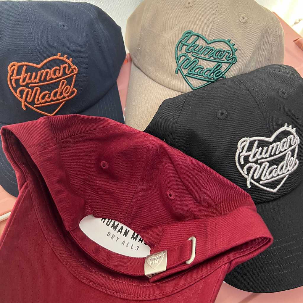 human made ลายหัวใจ จดหมายส่วนตัว สไตล์ฮิปฮอป ยูนิเซ็กซ์ กลางแจ้ง หมวกเบสบอล - รูปที่ 6