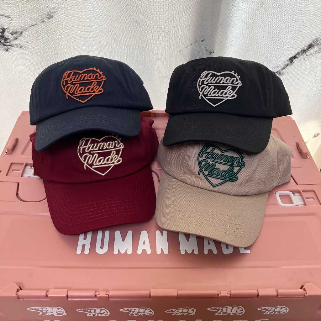 human made ลายหัวใจ จดหมายส่วนตัว สไตล์ฮิปฮอป ยูนิเซ็กซ์ กลางแจ้ง หมวกเบสบอล - รูปที่ 7