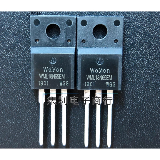 หลอดมอสมอส 5 ชิ้น WML18N65EM WML16N65SR WML30N70EM WML15N70C2 WML80R160S WML80R1K5S WML09N90C2