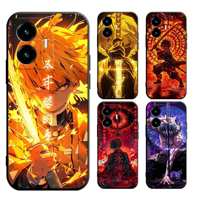 VIVO V60 V50 LITE V50 PRO 5G V4O V40 Pro V40 lite 4G 5G Demon Slayer Tanjiro ปลอก Soft Case Cover