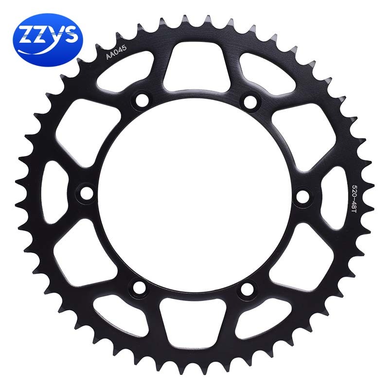 KAWASAKI 520-42T 48T 50T 51T Carburized เฟืองหลังเหล็กสําหรับคาวาซากิ KX125 KX250F KX250X KX450F KX4