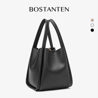 BOSTANTEN Plump Bag กระเป๋าถือ ความจุขนาดใหญ่ แฟชั่นสไตล์เกาหลี สําหรับผู้หญิง ของขวัญผู้หญิง