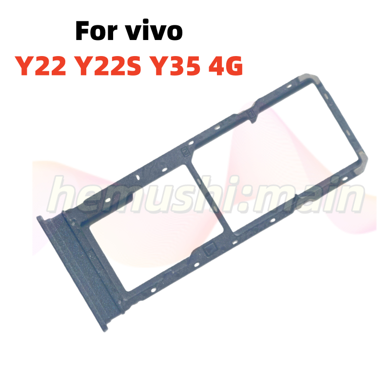 ซิมการ์ดถาดสําหรับ vivo Y22 Y22S Y35 4G เคสโทรศัพท์สล็อตผู้ถือโทรศัพท์มือถือ Part