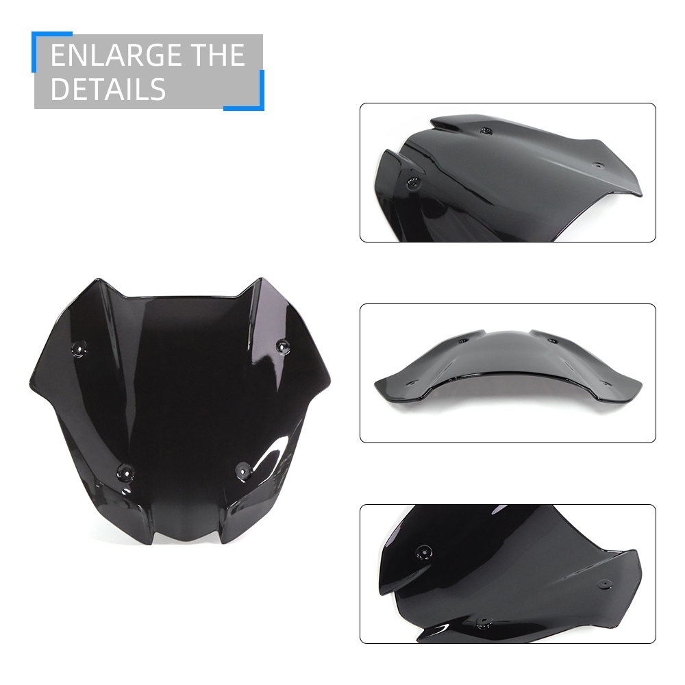 สําหรับ YAMAHA XMAX 300 250 V3 2025-2026 กระจก XMAX V3 กระจกสั้นบังแดด fairing อุปกรณ์เสริม - รูปที่ 3