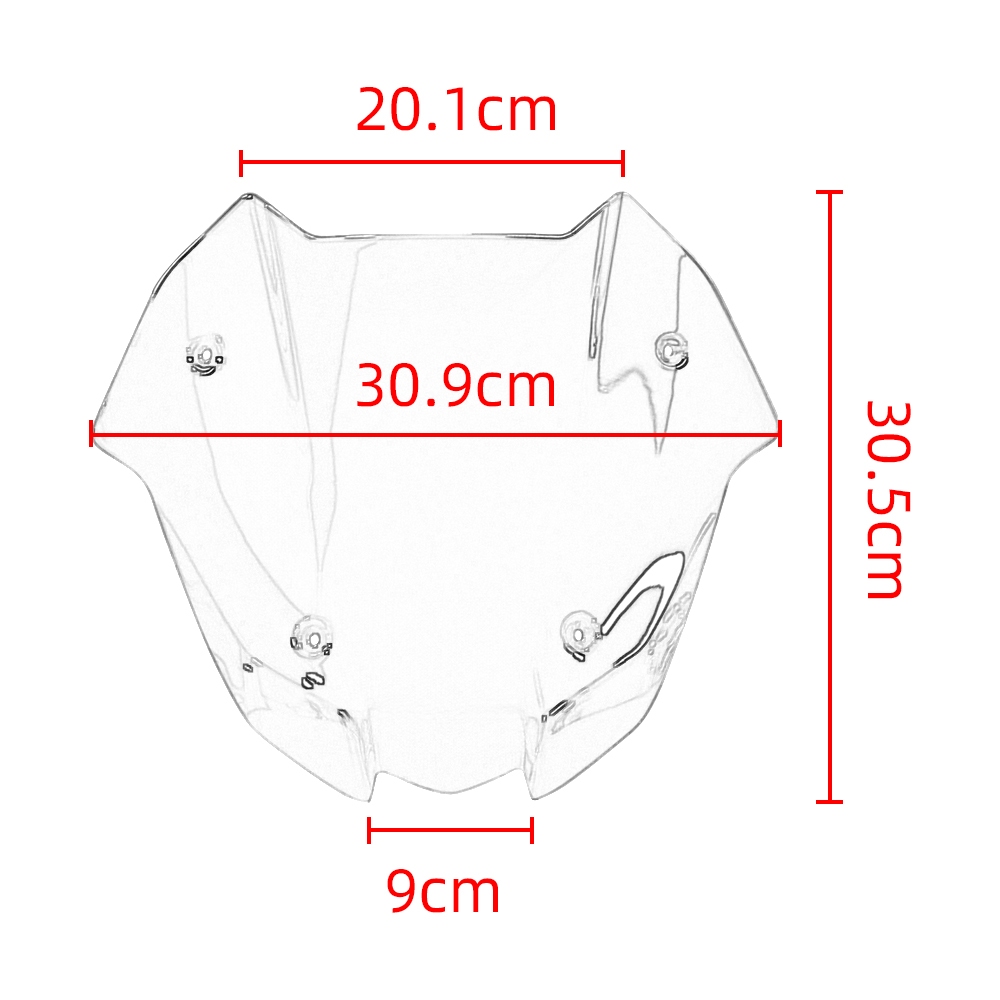 สําหรับ YAMAHA XMAX 300 250 V3 2025-2026 กระจก XMAX V3 กระจกสั้นบังแดด fairing อุปกรณ์เสริม - รูปที่ 6