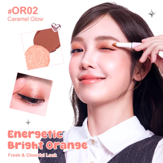 Pinkflash Flash-To-Go Duo Eyeshadow Stick Matte&Shimmer High Pigmented Blendable Smooth อเนกประสงค์ Transfer-proof Lasting