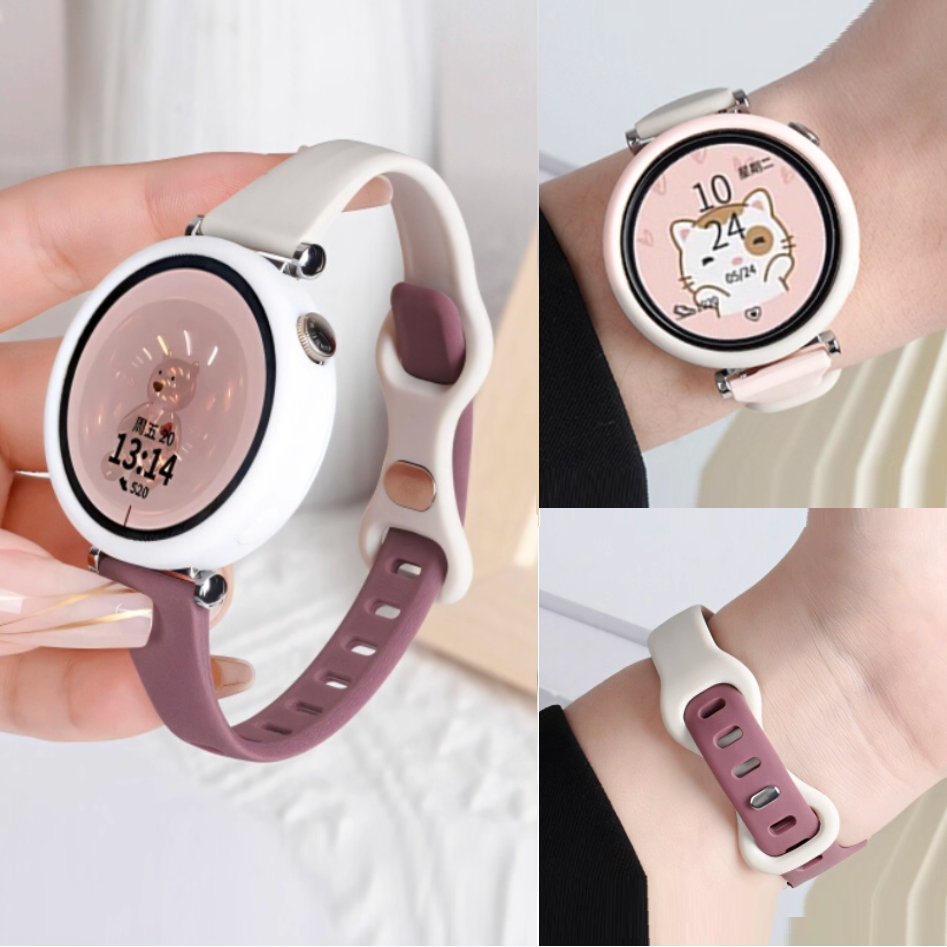 Slim Strap Case For Huawei Watch GT 6 สาย Huawei Watch GT 5 Strap Silicone Huawei Watch GT 4 สาย Hua