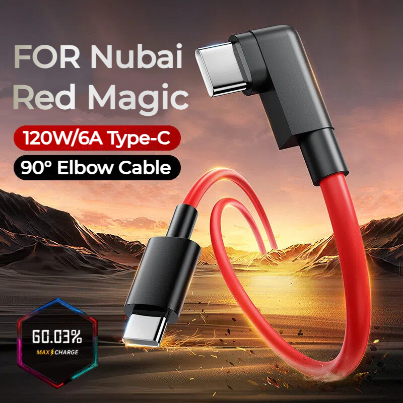 เหมาะสําหรับ Red Magic Data Cable 8Pro 7Pro 6R 5S 3S Z30 Pro Z2 สายชาร์จโทรศัพท์มือถือ Nubia 6A Type