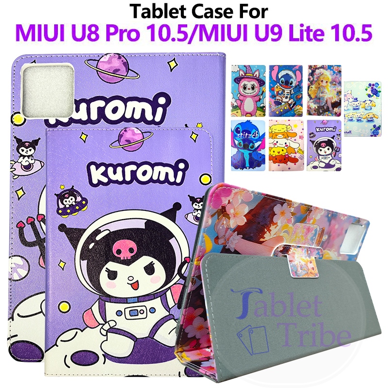 การ์ตูน Kulomi Stitch ทาสี flap สําหรับ Miui U8Pro 10.5 2023 Android 11 PU หนังฝาครอบ MIUI U 8 Pro 1