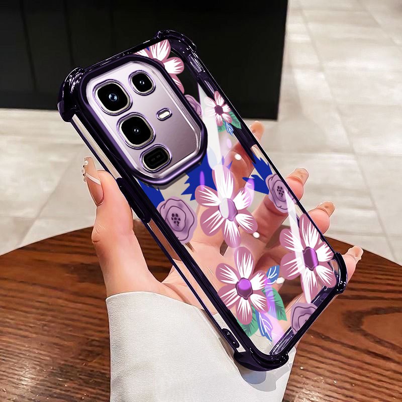 VRQR สําหรับ Infinix Note 50 Pro Plus 4G 5G หมายเหตุ 50 Pro + 5G X6855 X6856 X6858 ปลอกสีขาว Camelli