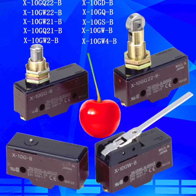 สวิตช์ไมโคร Omron X-10GQ22-B X-10GW22-B X-10GQ-B X-10GD-B X-10GW2-B X-10GQ21-B X-10GW-B X-10GS-B X-1