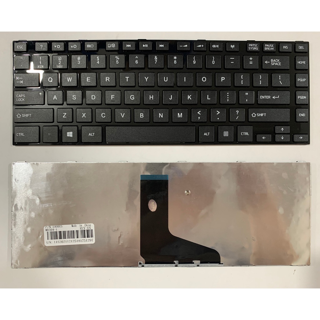 แป้นพิมพ์แล็ปท็อป US สําหรับ Toshiba C800 C800D C805 C805D C840 C840D C845 C845D L800 L805 L830