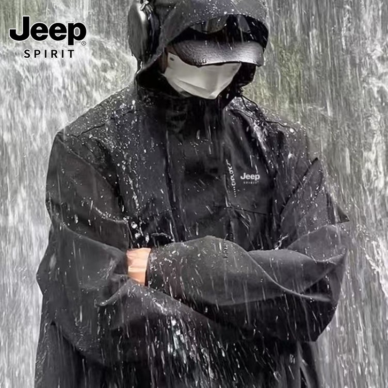เสื้อแจ็คเก็ต JEEP SPIRIT กันลมกันน้ํา เหมาะสำหรับการเดินป่า