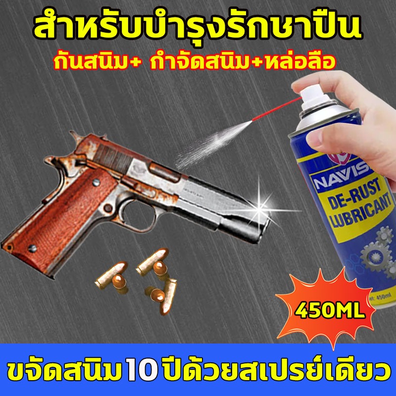 น้ำยาล้างปืน สำหรับบำรุงรักษาปืน น้ํามันปืน กันสนิม กำจัดสนิม หล่อลือ ชุดล้างปืน ไม่ทำลายปืน กันสนิมปืน น้ํามันปืน gun oil