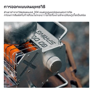 【Free Mini Frying Pan【ส่วนลดสุดโหด ครั้งสุดท้าย!】】Springhill 3-in-1 เครื่องย่างและปรุงอาหารพกพาสำหรับแคมปิงและบ้าน