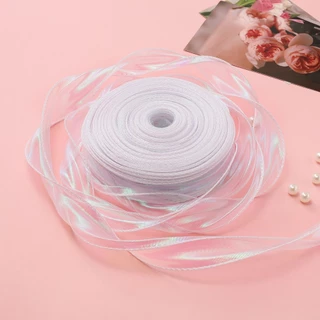 1เมตร ริบบิ้นผ้าแก้วผ้าชีฟอง 40mm DIY ห่อของขวัญ จัดช่อดอกไม้ เครื่องประดับแฮนด์เมด