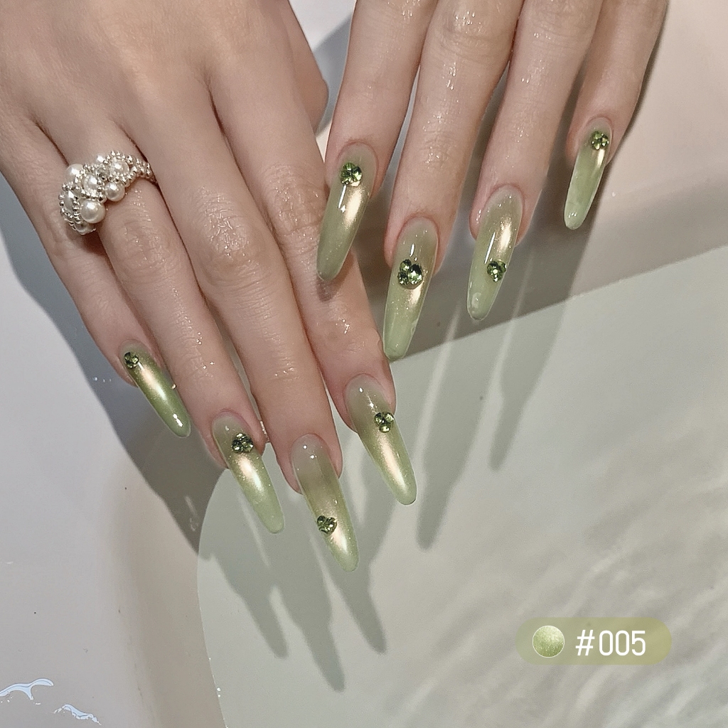 MORDDA - ชุดยาทาเล็บแม่เหล็ก Monet Water Lily Cat Eye 9 สี เงางามยาวนาน เหมาะสำหรับใช้ในร้านทำเล็บ - รูปที่ 6