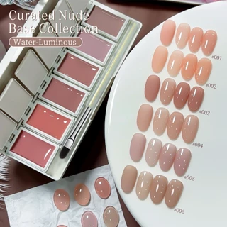 MORDDA ชุดยาทาเล็บสีนู้ด 6 สี ติดทนนาน เหมาะสำหรับใช้ที่ร้านและในชีวิตประจำวัน
