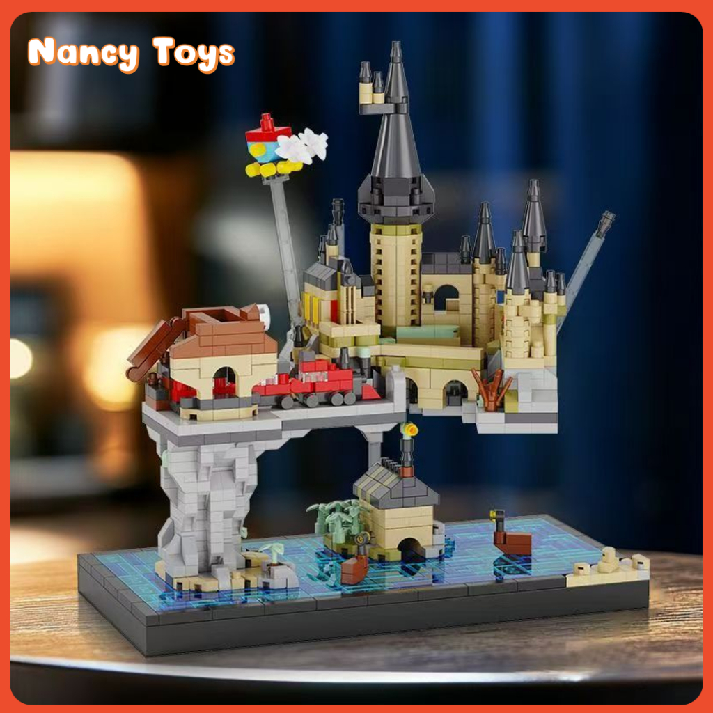🏰 ชุดตัวต่อปราสาท 2 แบบ: ปราสาทเวทมนตร์ กับ ปราสาทคฤหาสน์ DIY 3D ตัวต่อ 24cm ของเล่นเด็ก ของขวัญ ตัวต่อของสะสม <Nancy>