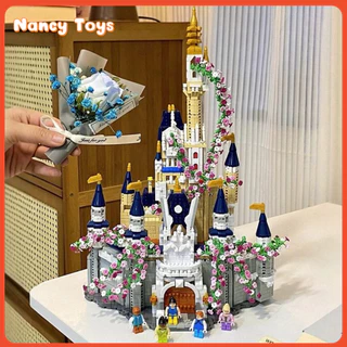ชุดตัวต่อ ปราสาทเจ้าหญิง DIY 24cm ของเล่นเด็กผู้หญิง เสริมพัฒนาการ ของขวัญปีใหม่ คริสต์มาส ของขวัญวันเกิด ชุดของขวัญวันแม่ <Nancy>