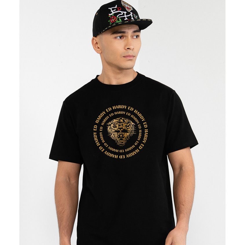 Ed Hardy The Legacy Tiger เสื้อยืดปกติ