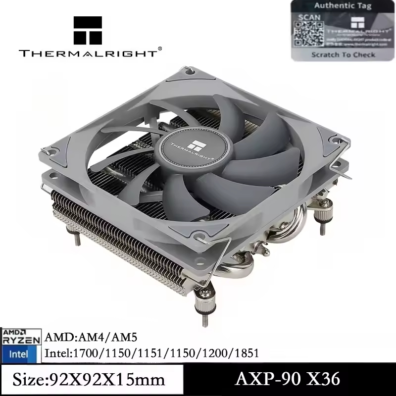 Thermalright HTPC/ITX Low Profile AXP90-X36 BLACK /AXP90-X36 Cpu Cooler