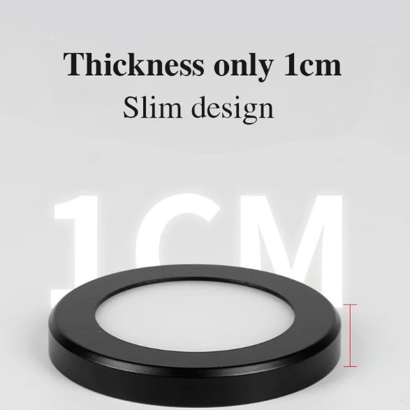 Ultra-Thin led พื้นผิวติดตั้งดาวน์ไลท์ขนาดเล็ก 3W 5W 7W สามสีไม่เปิดเพดานทางเข้าทางเดิน
