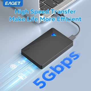EAGET G20 5Gbps ฮาร์ดไดรฟ์ภายนอกแบบพกพาความเร็วสูงสําหรับพีซีเดสก์ท็อปและแล็ปท็อปและโทรศัพท์ (250GB/320GB/500GB/1TB)