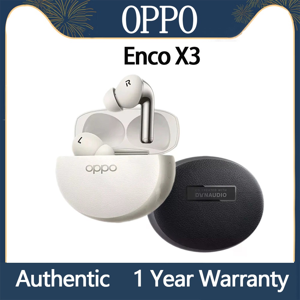 หูฟัง OPPO Enco X3 ดั้งเดิม TWS ไร้สายบลูทูธ 5.4 หูฟังหูฟังลดเสียงรบกวนแบบแอคทีฟ ราคา ถูกที่สุด ดีลบีเคเค